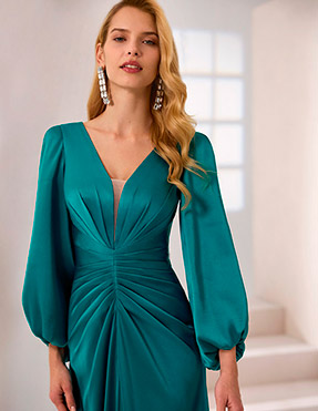 Vestido Fiesta Marfil